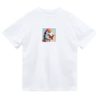 yumiceのice meets オリガミハリネズミ Dry T-Shirt