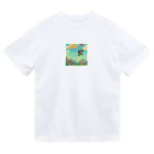 yuhi04のパラグライダーの猿 Dry T-Shirt