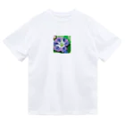 noaru633のドット絵のヒルガオ ドライTシャツ