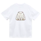 Seiseiのもふもふの白猫 ドライTシャツ