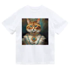 esmeralda64のパライバトルマリンの瞳の猫 ドライTシャツ