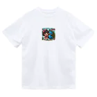 J-Peacockのアニメ風に描かれたこのイラスト ドライTシャツ