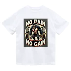 BlueOcean987のNO PAIN NO GAIN ゴリラ ケーブルクロス ドライTシャツ