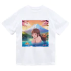 west97の富士山絶景にある露天風呂のかわいい女の子 Dry T-Shirt