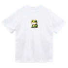 kawaiidoubututatiのカエル×めがね Dry T-Shirt