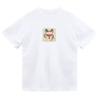 bigbamboofamilyの狐　お面　その七 Dry T-Shirt