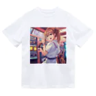 アニメ好きの野生味溢れる店J JK専門店の電気系ポーニーテールJK　 ドライTシャツ