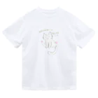 karurasworksのだるだるにゃんこ ドライTシャツ