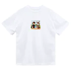 kumama07のリクガメ君と僕 ドライTシャツ