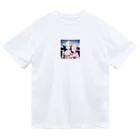 bigbamboofamilyの白く透き通る肌の娘達 Dry T-Shirt