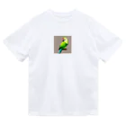 jthbcのオウム柄ピクセルアート Dry T-Shirt