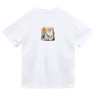 hiname-studioのペルシャ猫 ドライTシャツ