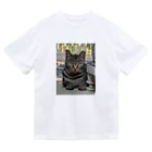 喜多村商店のさくら猫のCHAR(シャア) ドライTシャツ