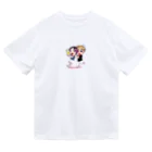 バツ2バツ1再婚夫婦公式ショップのバツ2バツ1再婚夫婦イラスト Dry T-Shirt