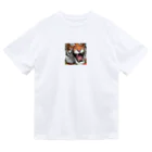 Isaiah_AI_Designの咆哮するトラ Dry T-Shirt