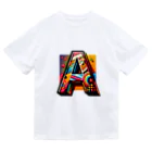 MushikingのアルファベットのA ドライTシャツ