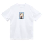 牡羊イチの金髪 少女 ピクセルアート Dry T-Shirt