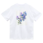 AQUAMETAVERSEのブルーパプルの色のスイトピー　なでしこ1478 Dry T-Shirt