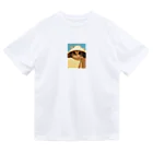 AQUAMETAVERSEの箱からのぞいている子猫　ラフルール　1859 Dry T-Shirt