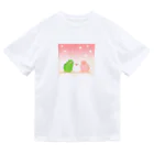 ぽっぽこ本舗の三色インコ Dry T-Shirt