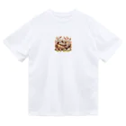 kyokingの春のうたた寝ナマネモノ ドライTシャツ