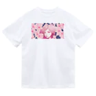 taturou-11777の桜と少女 ドライTシャツ