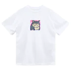 burebiの怒る猫 ドライTシャツ