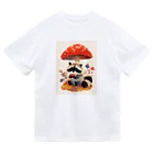 AQUAMETAVERSEのアライグマのお食事　Hime  2530 ドライTシャツ