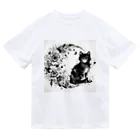 猫の墨遊の猫のスズ Dry T-Shirt