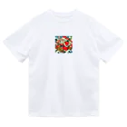 momonekokoの和風サンタクロース Dry T-Shirt