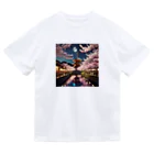 chan-takehaniの 月明かりの下の桜 Dry T-Shirt