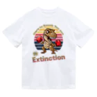 Stylo Tee Shopの絶滅までKOをするティラノサウルス Dry T-Shirt