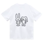 momokei&Uのさーちゃんのうさぎたち ドライTシャツ