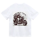 miyasaku102のバイク旅のウサギ ドライTシャツ