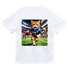 NekoAshiNoBathtubのアメリカンフットボールネコ Dry T-Shirt