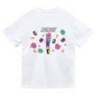 親子設計 CHIiKu MOJi『知育文字』のROBOT Pink ドライTシャツ