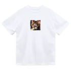 oz-chanの何かしようとしてる猫 ドライTシャツ