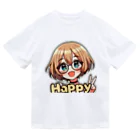 Kusareshiroの金髪ショートカット眼鏡美少女ちゃん ドライTシャツ