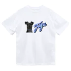 オオハシ商店の黒いわんこ : Fuyu (単柄・透過)   ドライTシャツ