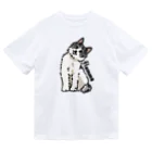 みきぞーん｜保護猫 ミッキー画伯と肉球とおともだちのflamme ドライTシャツ