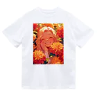 AQUAMETAVERSEのダリアの花の中の笑顔　なでしこ1478 Dry T-Shirt