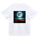 OHANA_087の綺麗な大きい月 ドライTシャツ