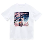 星降る夜にのsakura cat1 Dry T-Shirt