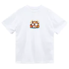 iota01の食欲旺盛なかわいいハムスター ドライTシャツ