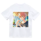 ShopＴＫの夏の爽やかな風に包まれた青年 ドライTシャツ