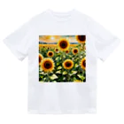 LOGOstylesの変わらぬ　ひまわり Dry T-Shirt