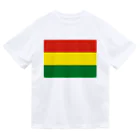 お絵かき屋さんのボリビアの国旗 Dry T-Shirt