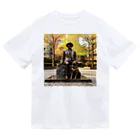 AQUAMETAVERSEの人と犬の銅像　なでしこ1478 Dry T-Shirt