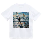 AQUAMETAVERSEのsupとwindsurfingレース　エンジェル717 2065 ドライTシャツ