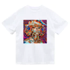 ヲシラリカの現代アート　女性　油絵　カラフル Dry T-Shirt